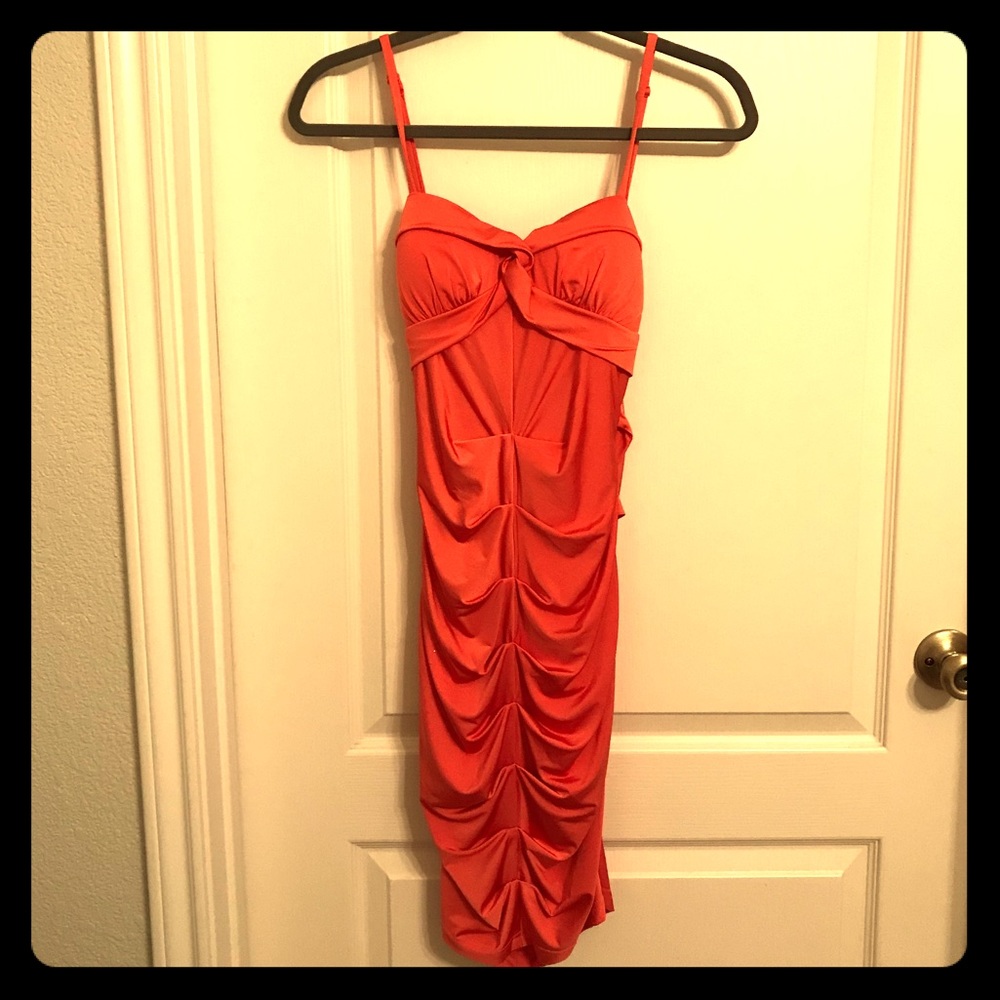 NWT do & be dress, orange, size small